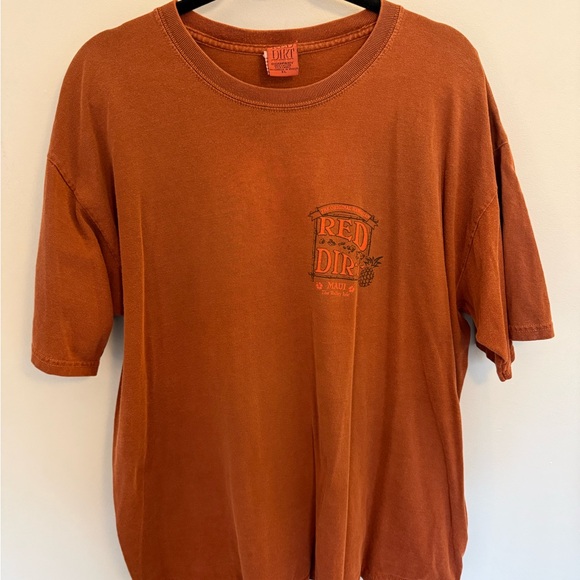 Vintage 90s The Original Hawaiian Red Dirt Co Honu Surfer Sea Turtle T Shirt XL - Picture 5 of 5